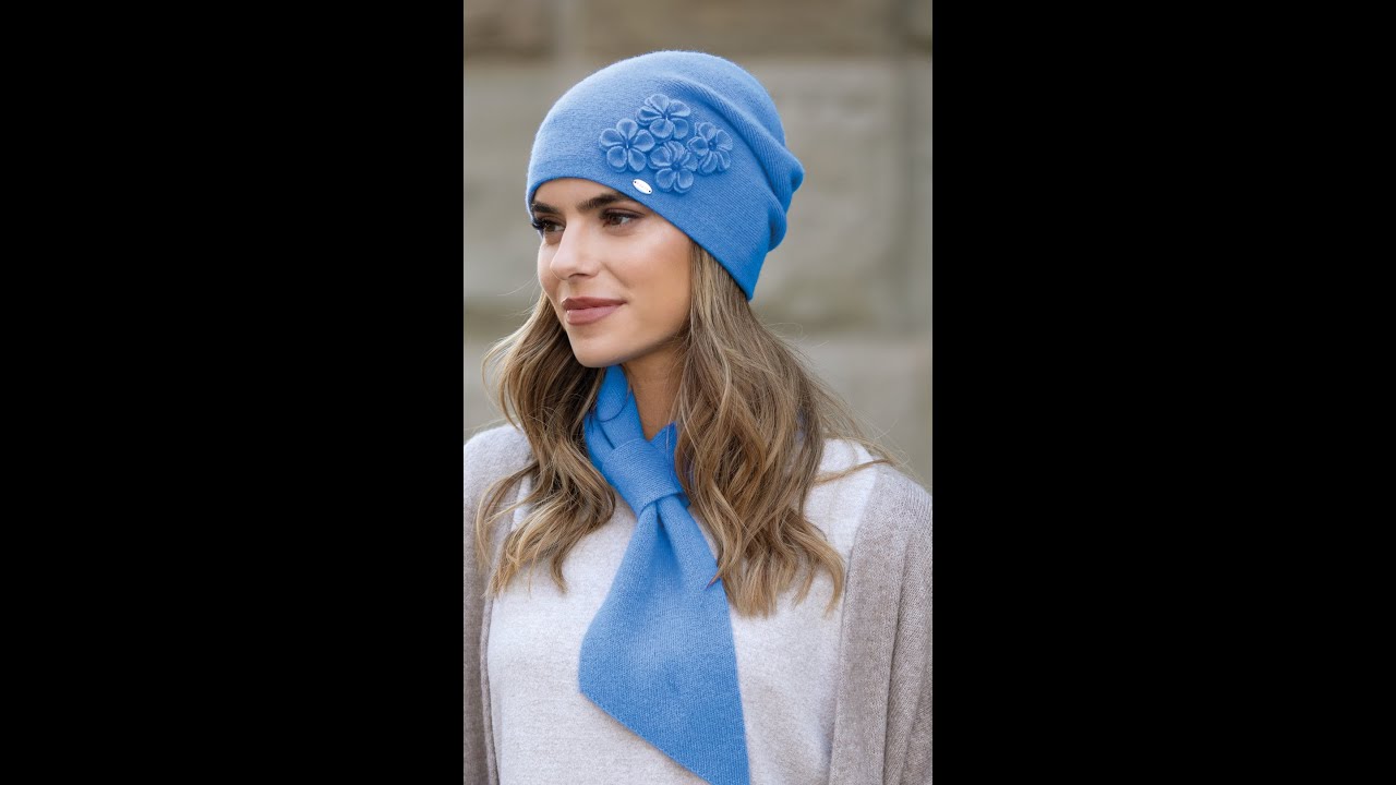 ANDREA CZAPKA DAMSKA KAMEA WEŁNIANA