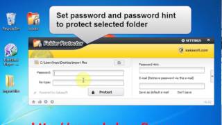 folder protector: protect folder with password on windows