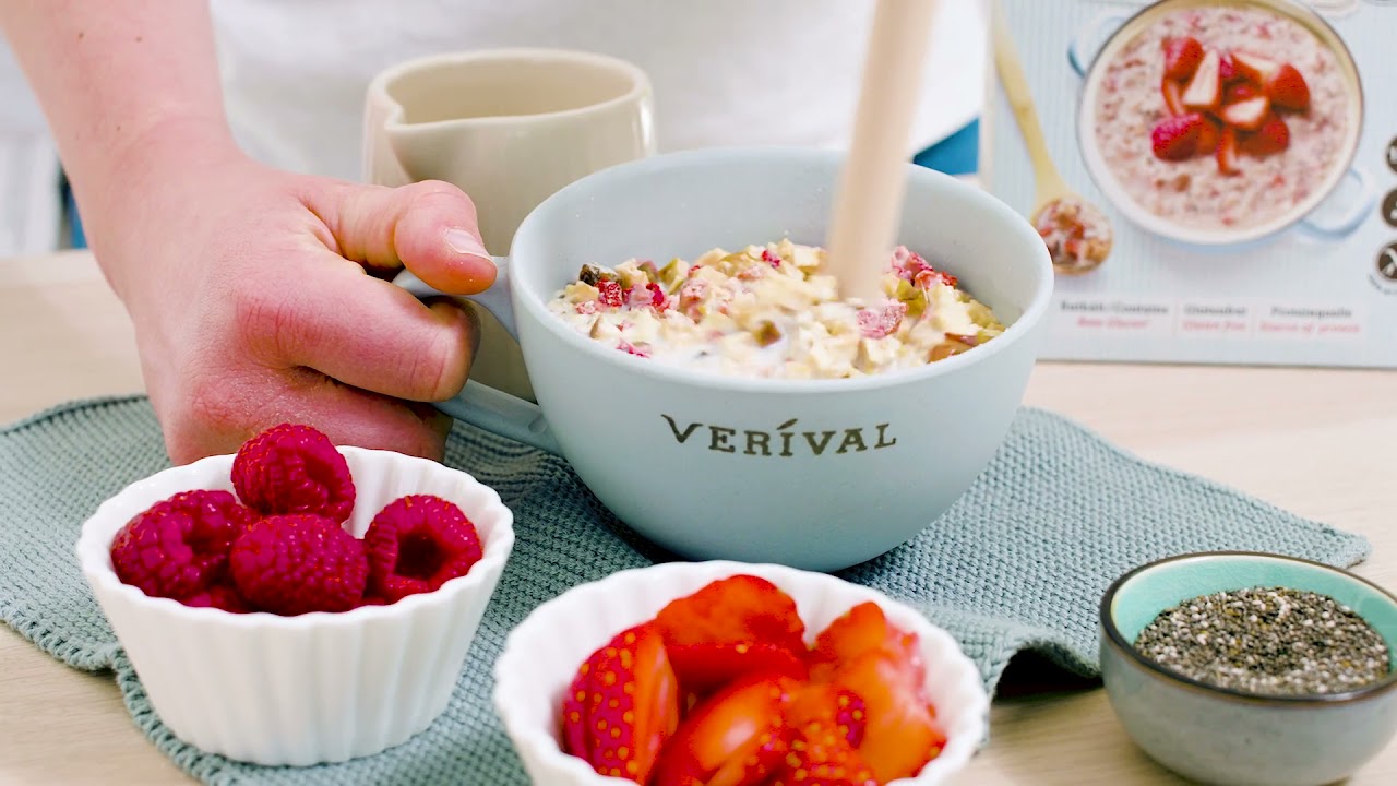 Bio Erdbeer-Chia Porridge von Verival