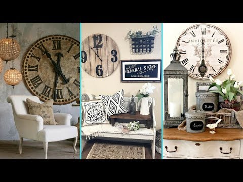 YouTube video about: How to decorate around a large wall clock?