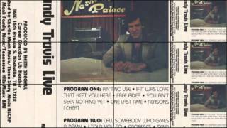 Randy Travis - Live At Nashville Palace - 03 - Free Rider (Cassette Version)