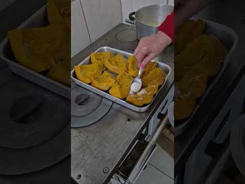 Moranga feita no fogão a lenha da mamãe....