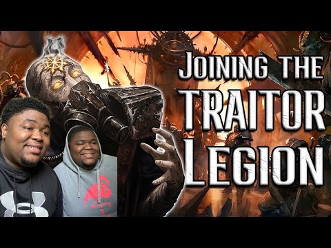 (Twins React) - Warrior Tier - Joining the TRAITOR LEGIONS - CHAOS - 40K Lore - REACTION