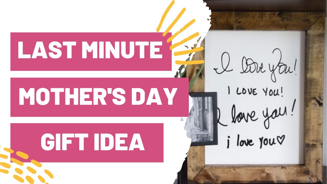 The Perfect Last-Minute Mother’s Day Gift Idea With Cricut! – Handwriting To SVG!