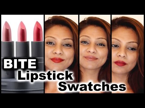 BITE Beauty Amuse Bouche Lipsticks Review + Swatches │Influenster VoxBox Video