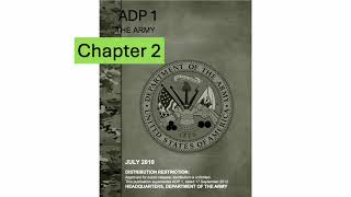 ADP1 Chapter 2 Today's Army