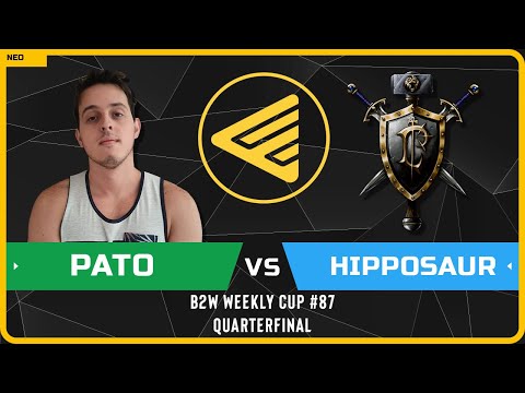 WC3 - [NE] PaTo vs Hipposaur [HU] - Quarterfinal - B2W Weekly Cup #87