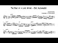 The End of a Love Affair - Eric Alexander (Bb Solo Transcription)