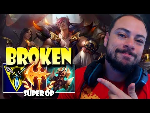 GAMEPLAY SETT | NOVO CAMPEÃO DO LOL É BROKEN | SEM MOBILIDADE + MUITO DANO | SETT TOP BUILD LUTADOR
