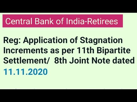 Central Bank Retirees-stagnation increment as per 8th Joint Note