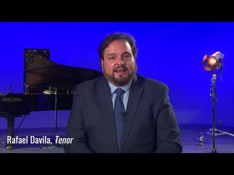 A Special Message from Rafael Davila, Tenor