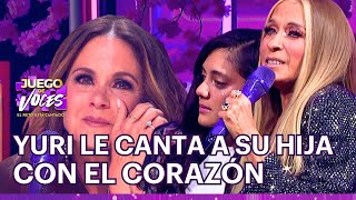 Yuri y su hija Camila ponen a todos a llorar con este mensaje sobre la adopción | Juego de Voces