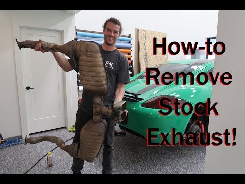 How to Remove Stock Cayman S Exhaust