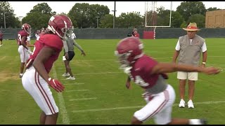 Alabama gets PHYSICAL during first full pad practice of Fall Camp