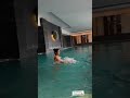 Shilpashetty Doing Unique WORKOUT In Swimmingpool Aquafitness Shorts