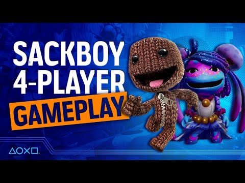Sackboy: A Big Adventure - 4 Player Gameplay!