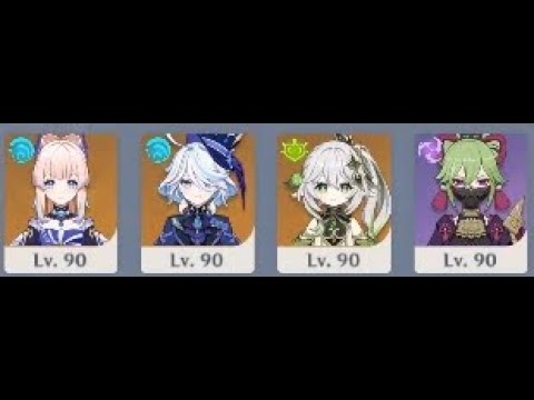 kokomi hyperbloom rotation - kokomi furina nahida kuki shinobu - genshin impact