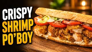 Cajun Shrimp Po’Boy Recipe | Crispy Fried Shrimp & Remoulade Sauce