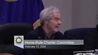 St. Tammany Parish Home Rule Charter Committee February 13, 2025