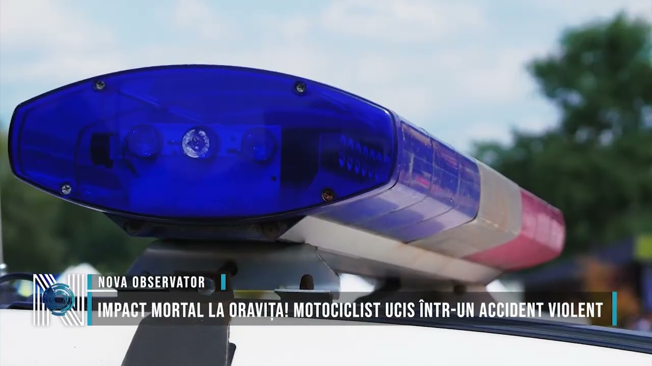 Impact mortal la Oravița! Motociclist ucis într-un accident violent