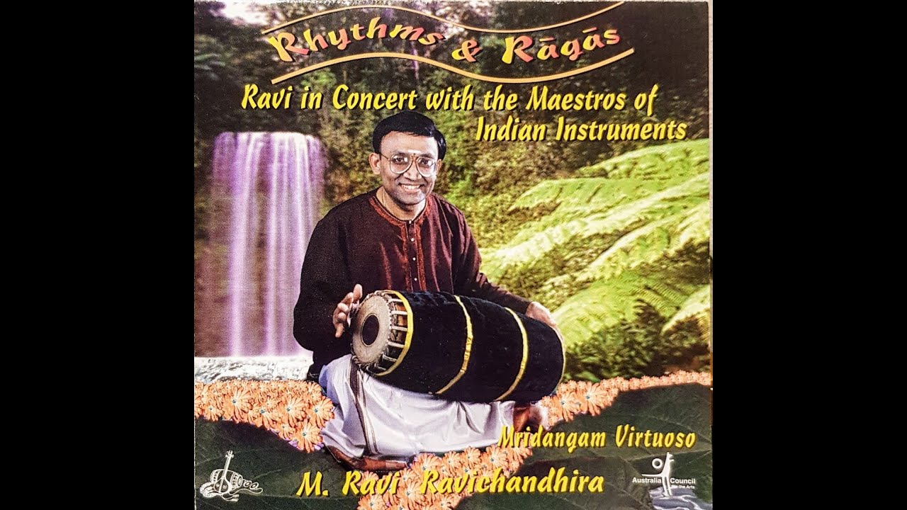 Rhythms & Ragas CD Launch (1996): Mandolin maestro  Shrinivas-Delhi Sunder Rajan-Srimushnam Raja Rao