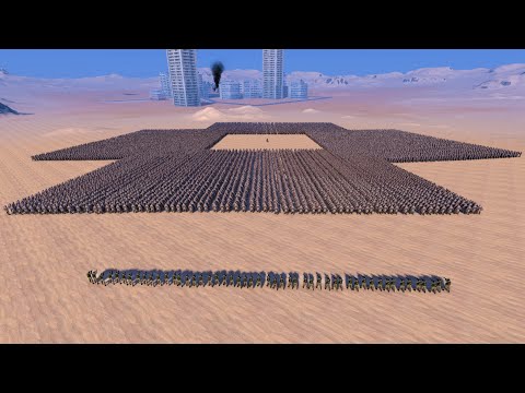 MODERN SOLDIERS RESCUE CHUCK NORRIS FROM 50.000 WILD MAN - Ultimate Epic Battle Simulator