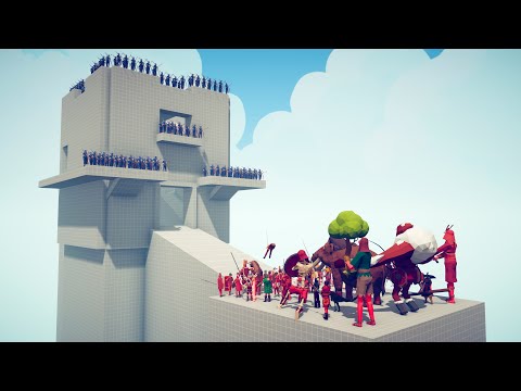 ALL MELEE UNITS vs ALL RANGED UNITS - Totally Accurate Battle Simulator TABS