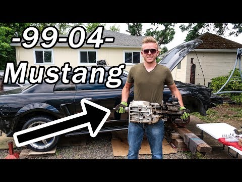 99-04 Ford New Edge Mustang V6 How To Remove Drive Line + T5 Transmission + Clutch
