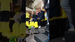 SEM NEYMAR! ANCELOTTI CHEGA NO MAIÃO PRA VER MIRASSOL X SANTOS! 👀👀👀