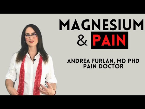 , title : 'Magnesium and Pain by Andrea Furlan MD PhD'