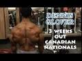 Posing with Dennis Glover - 3 weeks out from Canadian Nationals bodybuilding