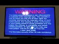 Opening To The Little Vampire 2001 VHS Canadian Copy