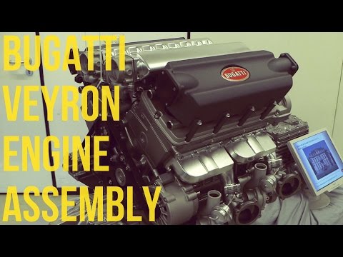 This Is How the Bugatti Veyron's Engine Was Manually Assembled