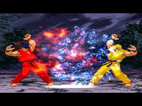 ICE RYU VS FIRE KEN
