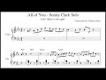All of You - Sonny Clark Solo Transcription from "Blues in the night"