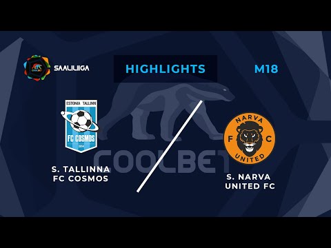 Tallinna FC Cosmos - Narva United FC. Coolbet Saaliliiga. MD 18. Highlights