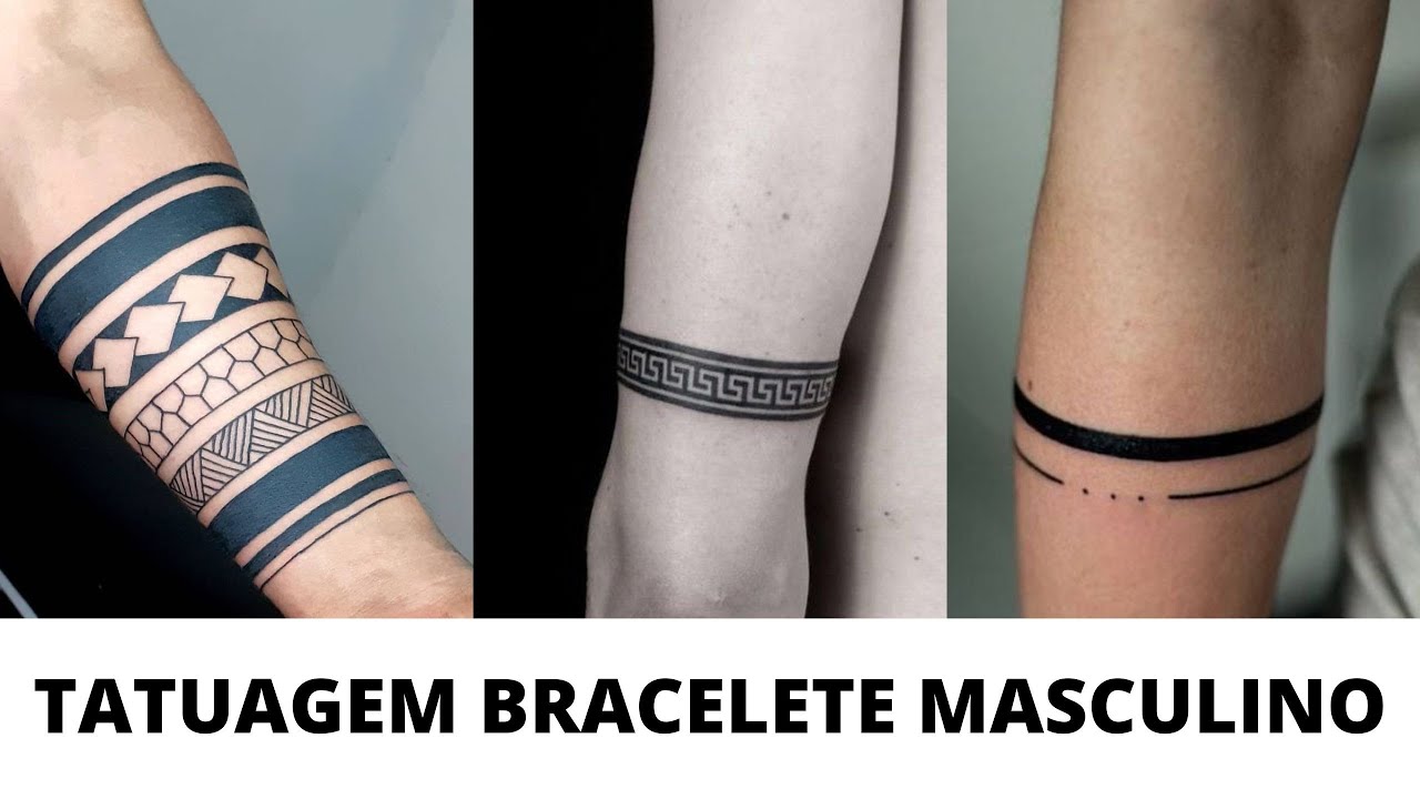 TATUAGEM BRACELETE MASCULINO: Confira + de 50 inspirações de modelos para o público masculino
