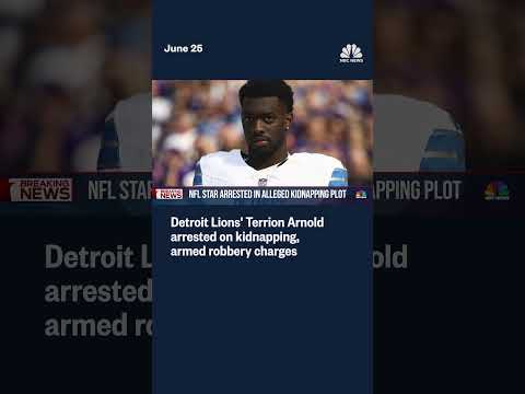 Detroit Lions' Terrion Arnold arrested on kidnapping, armed robbery charges