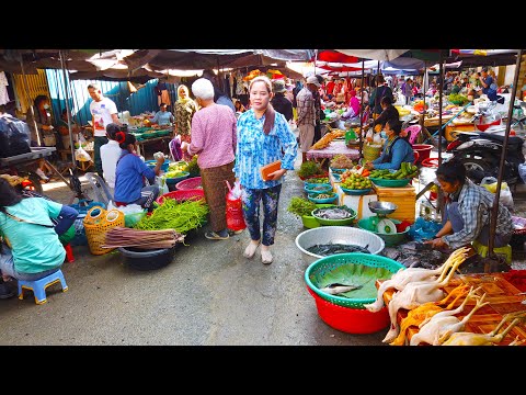 Takhmao Market Food View - Cambodian Street Food Tour