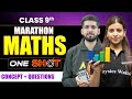 Class 9 ICSE Complete Maths Marathon In One Shot Final Term Exams