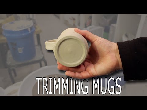TRIMMING COFFEE MUGS - #iheartpottery
