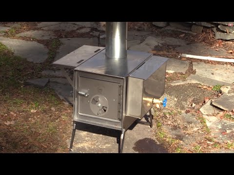Kni-Co Alaskan Jr Packer Stove Unboxing Burn In