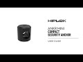 HIPLOK ANKR Mini Slot Voor Muurbevestiging Zwart — video 3