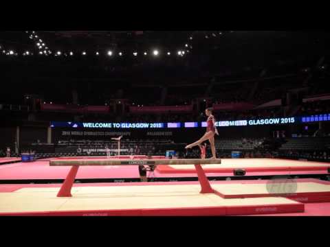 RAJCIC Aleksandra (SRB) - 2015 Artistic Worlds - Qualifications Balance Beam