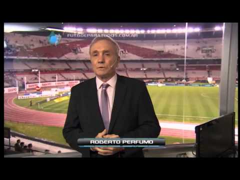 Roberto Perfumo. River 1 - Argentinos 0. Fecha 18. Torneo Inicial 2013. Fútbol Para Todos