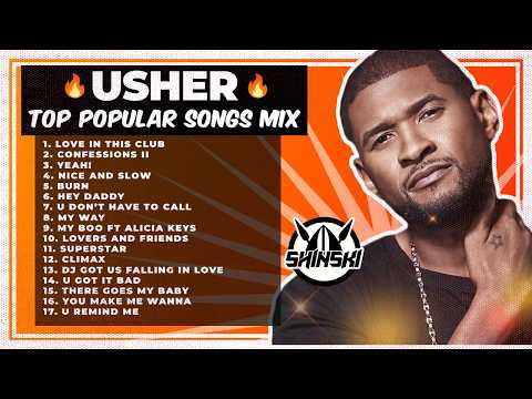 Best of Usher Video Mix - DJ Shinski (Love in Club, Nice & Slow, Yeah,  U Dont Have To Call, My Boo)