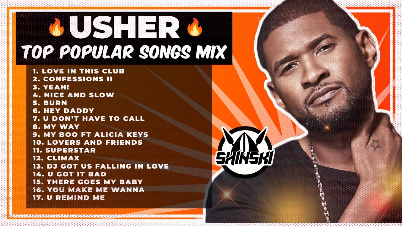 Best of Usher Video Mix - DJ Shinski (Love in Club, Nice & Slow, Yeah,  U Dont Have To Call, My Boo)