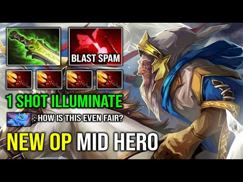 NEW OP MID HERO 1 Shot Blast 16Min Level 5 Dagon + Travel Boots Crazy Magic KOTL Dota 2