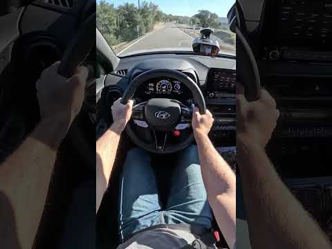The Hyundai Kona N Launches to 60 in Under 5.3 Seconds (POV Drive #shorts)