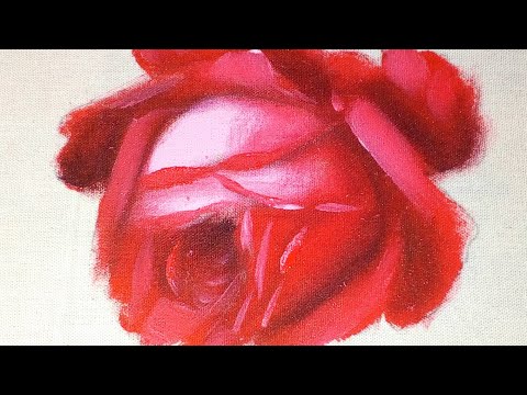 Como pintar rosas colombiana vermelha em 6 minutos